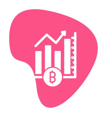 Basit Analitik simge, vektör illüstrasyonu