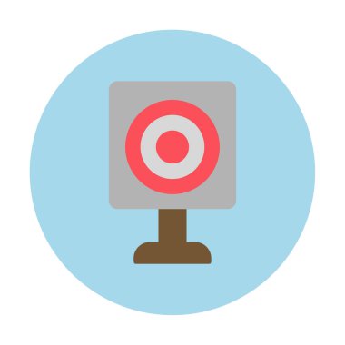 Askeri Hedef ikonu vektör çizimi