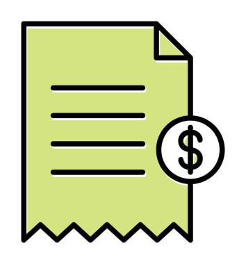 Alışveriş Alımı simgesi vektör illüstrasyonu