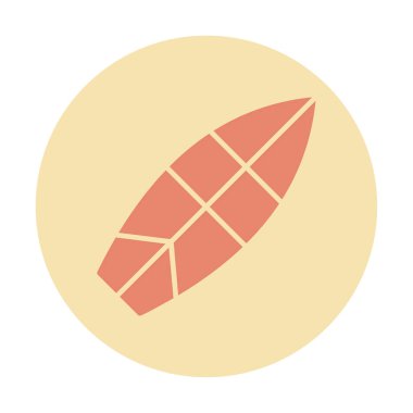 sörf tahtası vektör illüstrasyonu modern simge