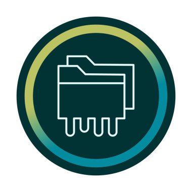 Veri Sızıntısı Ağ simgesi, vektör illüstrasyonu 