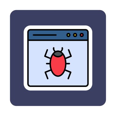 Yasak web sitesi vektör simgesi 