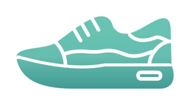 Ayakkabı sporu tasarımı vektör çizimi 