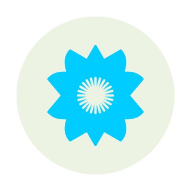 Sakura çiçek simgesi, vektör illüstrasyonu 