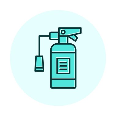 Yangın söndürme simgesinin vektör çizimi                            