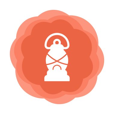 Basit düz El Feneri vektör çizimi 