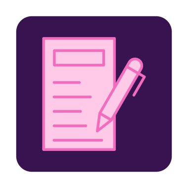 Basit düz Kopyalama simgesi vektörü 