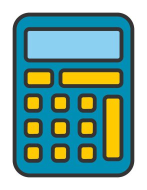 hesap makinesi web simge vektör çizim