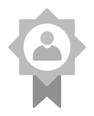 Başarı, ödül, madalya ikonu, vektör illüstrasyonu