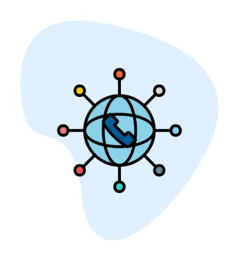 ağ simgesi vektörü. izole vektör sembolü 