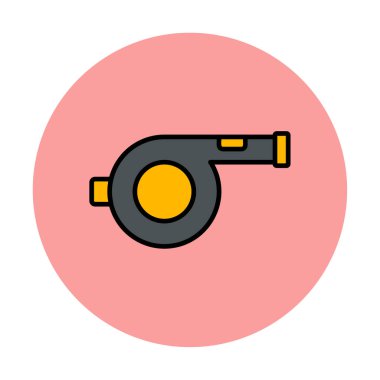 Basit Islık simgesi vektörü, illüstrasyon