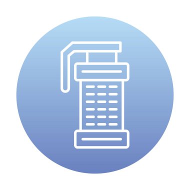 Smoke Grenade web simgesi, vektör illüstrasyonu