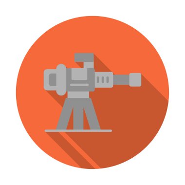 Makine Tüfeği vektör illüstrasyonu