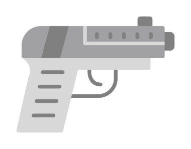 silah simgesi vektör illüstrasyonu