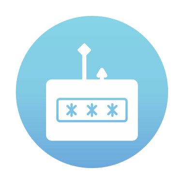 parola phishing simge vektör illüstrasyonu 