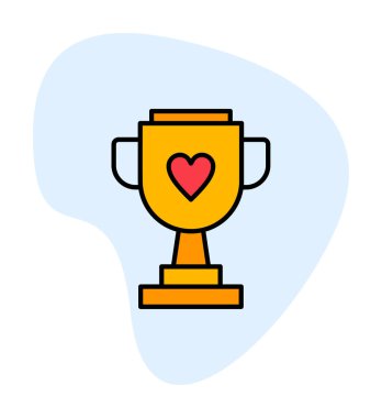 kupa vektör simgesi modern basit tasarım