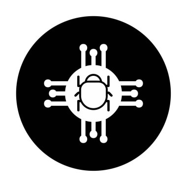 Casus yazılım simgesi vektör illüstrasyon tasarımı