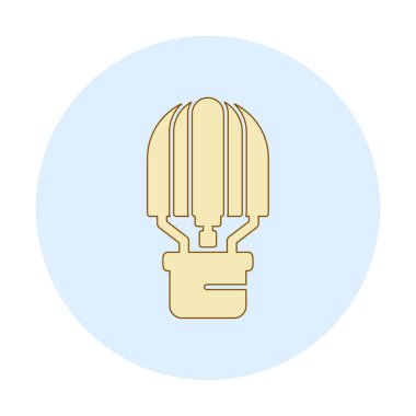 Sıcak Hava Balonu web simgesi basit illüstrasyon