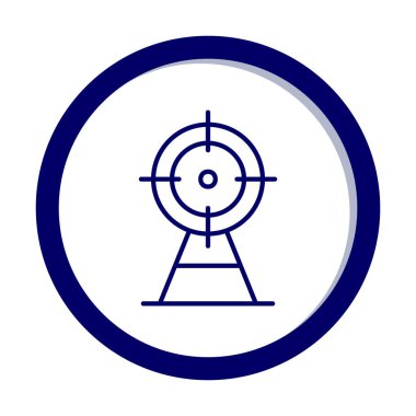 hedef simge, vektör illüstrasyonu basit tasarım