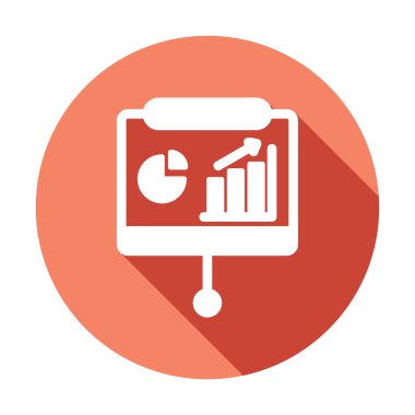 Sunum, iş istatistikleri ve pasta grafik ikonlu veri analizleri. iş analizleri, analizler, istatistikler, pasta grafiği