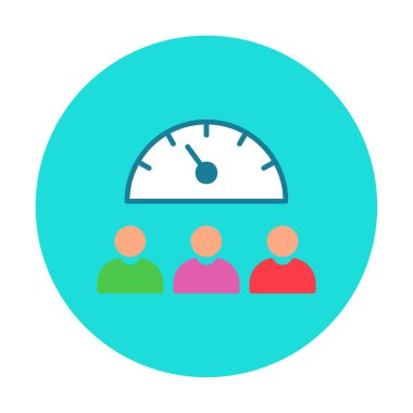 Takım Çalışması Hızı simgesi, vektör illüstrasyonu 