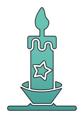 Mum web simgesi, vektör çizim