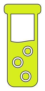 test tüpü modern simge vektör çizimi