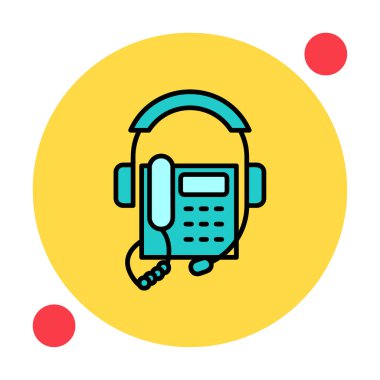 telefon web simgesi, vektör çizim 