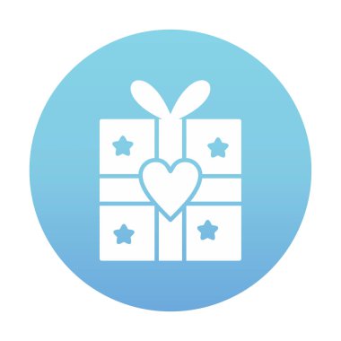 hediye kutusu ikon vektör çizimi tasarımı 