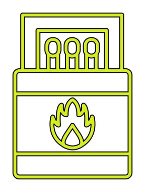Basit düz eşleştirme simge vektör illüstrasyonuName 