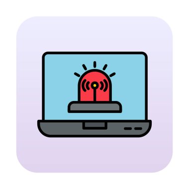 Basit Yazılım simgesi, vektör illüstrasyonu