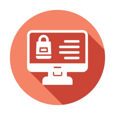 ekran simgesi, vektör illüstrasyonunu izle