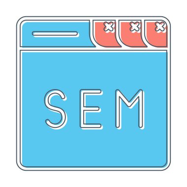 tarayıcı web simgesi, vektör illüstrasyonu 