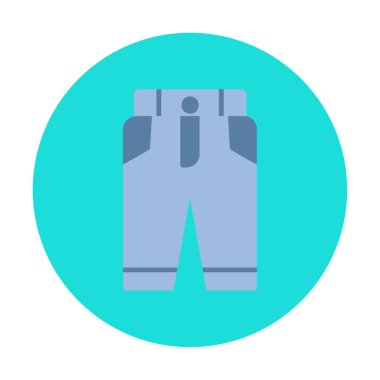 Pantolon. Web simgesi basit illüstrasyon 