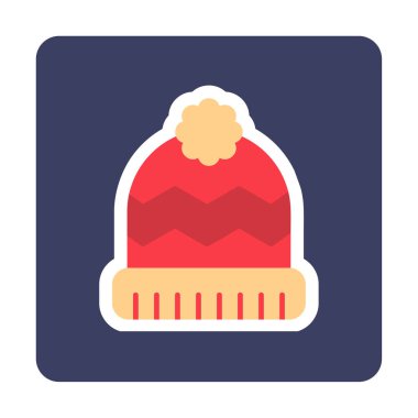 Beanie icon vector illustration 
