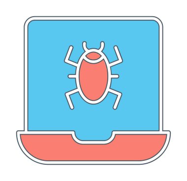 dizüstü bilgisayar simgesi, vektör illüstrasyonu basit tasarım