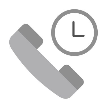 Basit Arama Bekleme simgesi, vektör illüstrasyonu