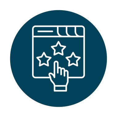 Basit sıralama simgesi, vektör illüstrasyonu