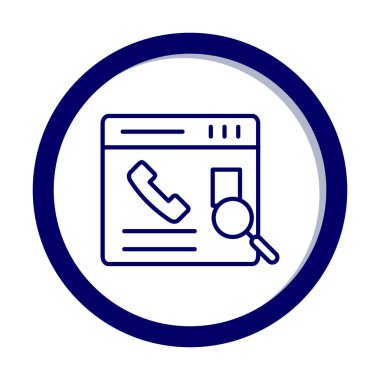 Kişinin vektör çizimi Modern simgeyi ara                            