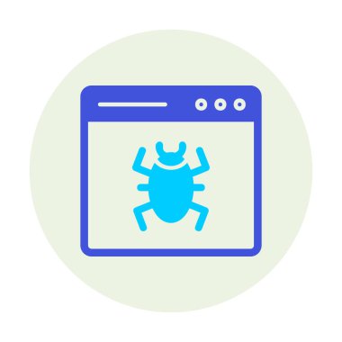 Yasak web sitesi vektör simgesi 