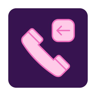 Basit düz gelen arama simgesi vektör illüstrasyon tasarımı