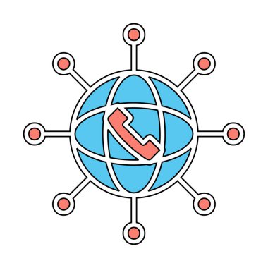 ağ simgesi vektörü. izole vektör sembolü 