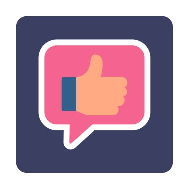 başparmak yukarı Web simgesi, vektör çizim                   