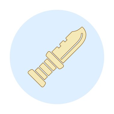 askeri bıçak ikonu vektör illüstrasyon sembolü tasarımı