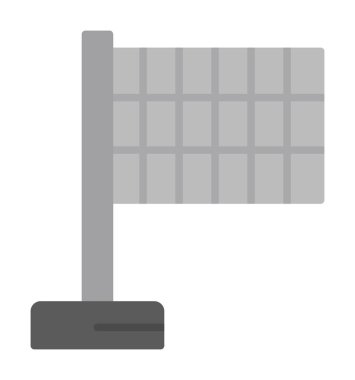 bayrak simgesi, vektör illüstrasyonu basit tasarım