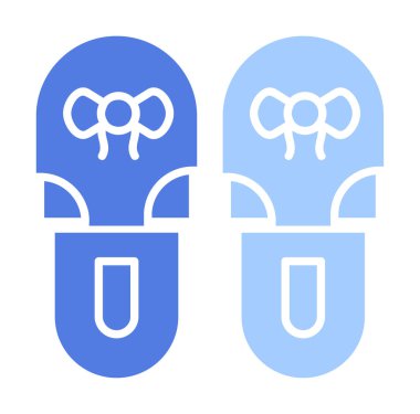 Basit Terlik simgesi, vektör illüstrasyonu