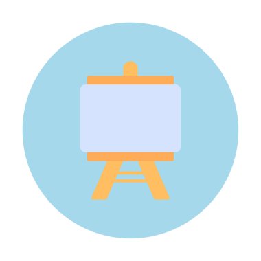 Resim yapmak. Web simgesi basit illüstrasyon