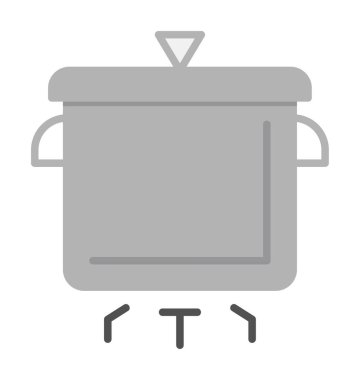 Pişirme vektörü düz simge. Pişirme Otu                   