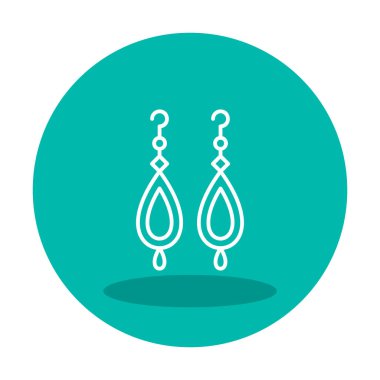 Küpe vektör illüstrasyon tasarımı                   