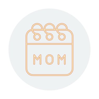 Anne takvimi olayı, vektör illüstrasyonu